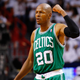 Ray Allen, then No. 20 of the Boston Celtics, during the Eastern Conference finals of the NBA playoffs on June 5, 2012, at American Airlines Arena in Miami (Mike Ehrmann/Getty Images)